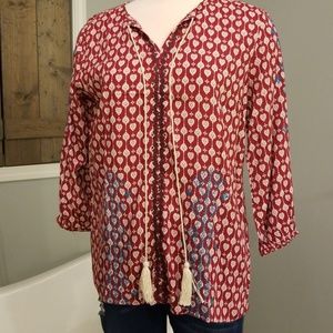 ** NWT Kori embroidered top